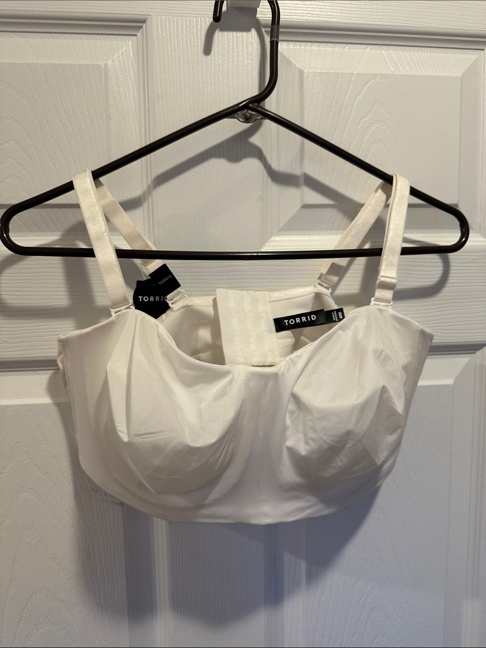 torrid White Supportive Full-Cup Bra